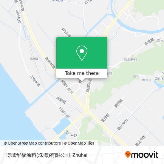 博域华福涂料(珠海)有限公司 map