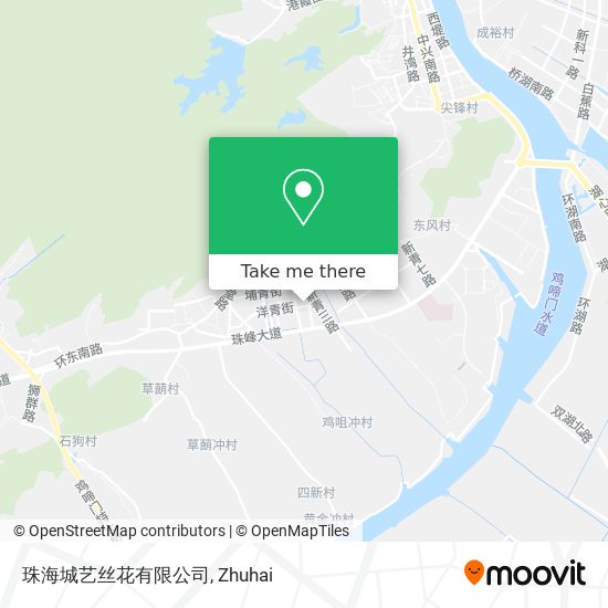 珠海城艺丝花有限公司 map