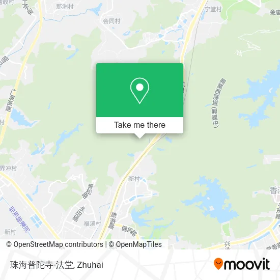 珠海普陀寺-法堂 map