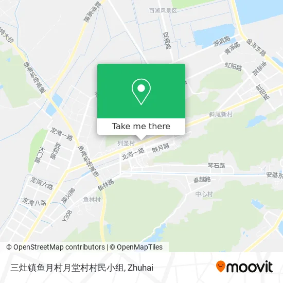 三灶镇鱼月村月堂村村民小组 map
