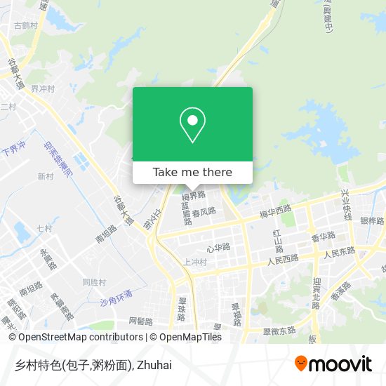 乡村特色(包子,粥粉面) map