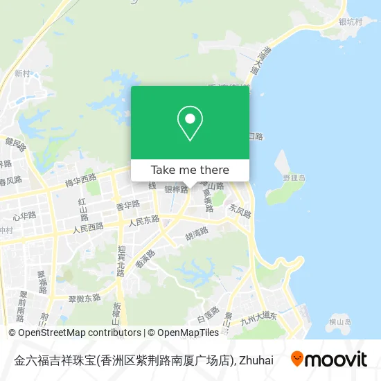 金六福吉祥珠宝(香洲区紫荆路南厦广场店) map