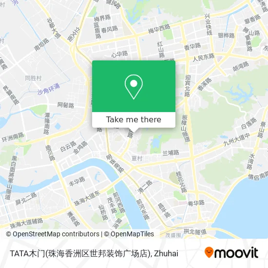 TATA木门(珠海香洲区世邦装饰广场店) map