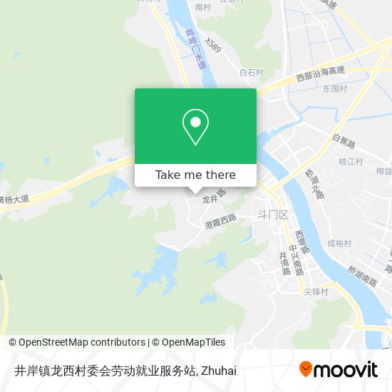 井岸镇龙西村委会劳动就业服务站 map