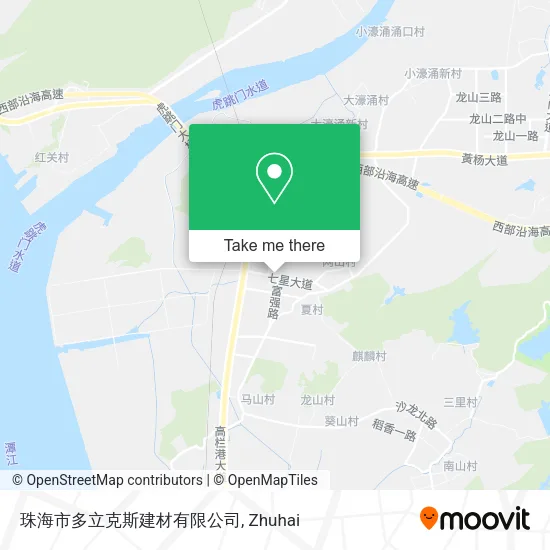 珠海市多立克斯建材有限公司 map