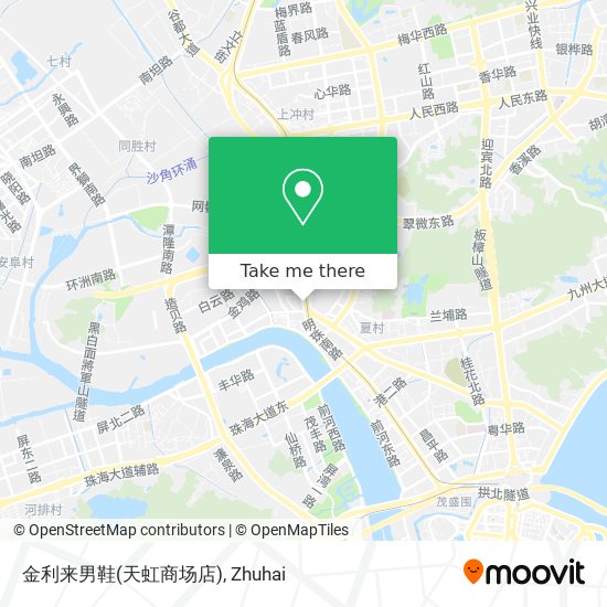 金利来男鞋(天虹商场店) map