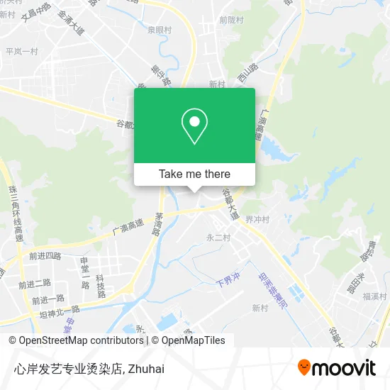 心岸发艺专业烫染店 map