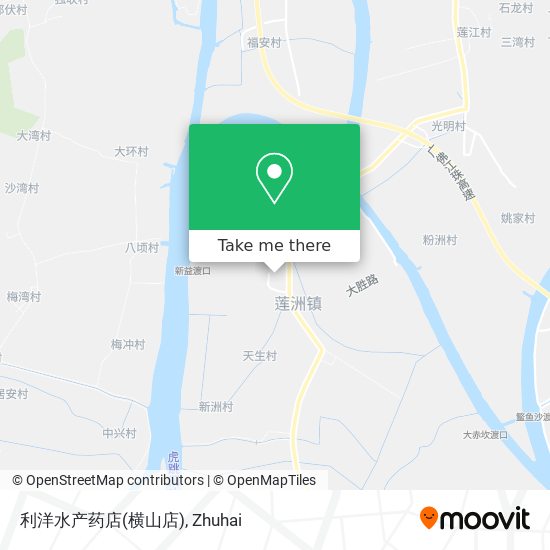 利洋水产药店(横山店) map