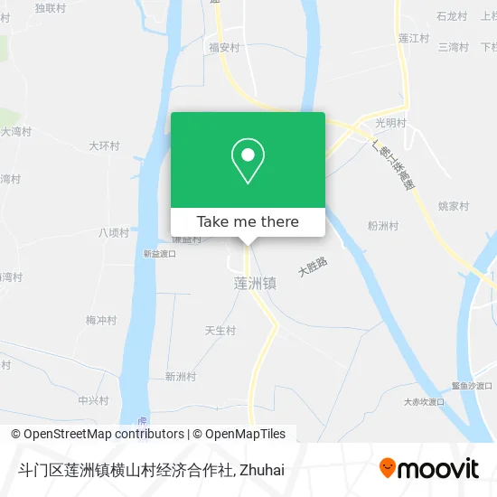 斗门区莲洲镇横山村经济合作社 map