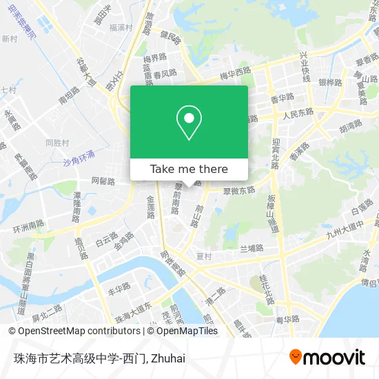 珠海市艺术高级中学-西门 map