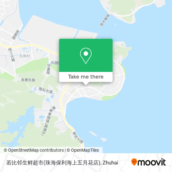 若比邻生鲜超市(珠海保利海上五月花店) map