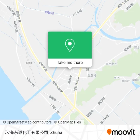 珠海东诚化工有限公司 map