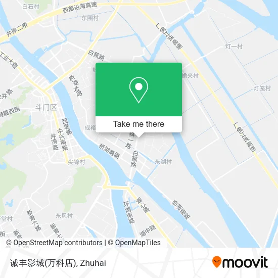 诚丰影城(万科店) map