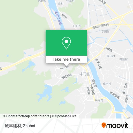 诚丰建材 map