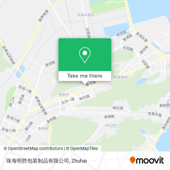珠海明胜包装制品有限公司 map