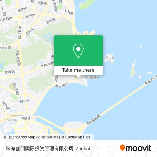 珠海盛明国际投资管理有限公司 map