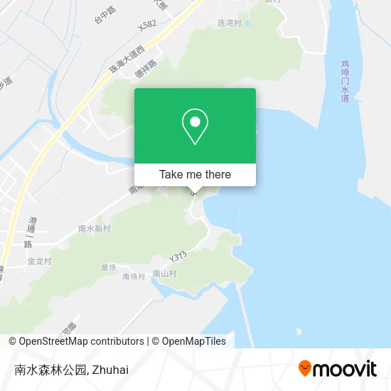 南水森林公园 map