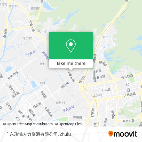 广东玮鸿人力资源有限公司 map