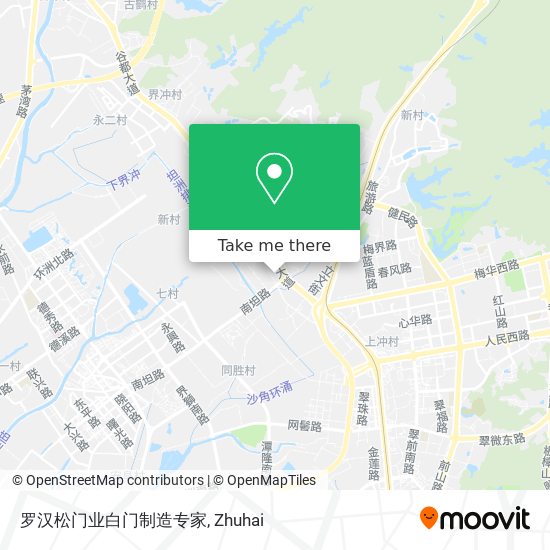 罗汉松门业白门制造专家 map