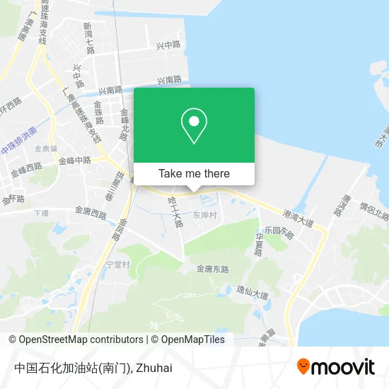 中国石化加油站(南门) map