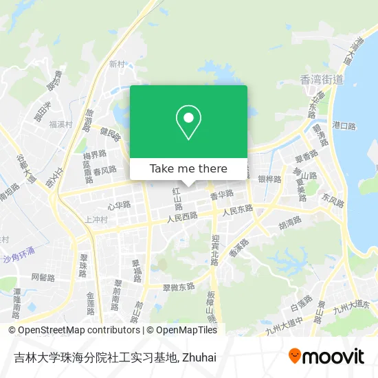 吉林大学珠海分院社工实习基地 map