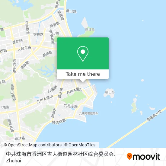 中共珠海市香洲区吉大街道园林社区综合委员会 map