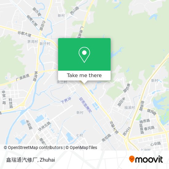 鑫瑞通汽修厂 map