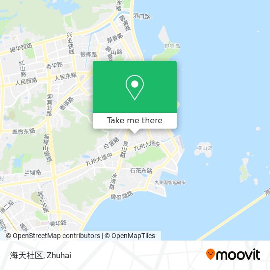 海天社区 map