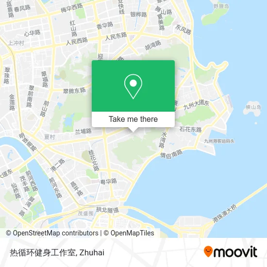 热循环健身工作室 map