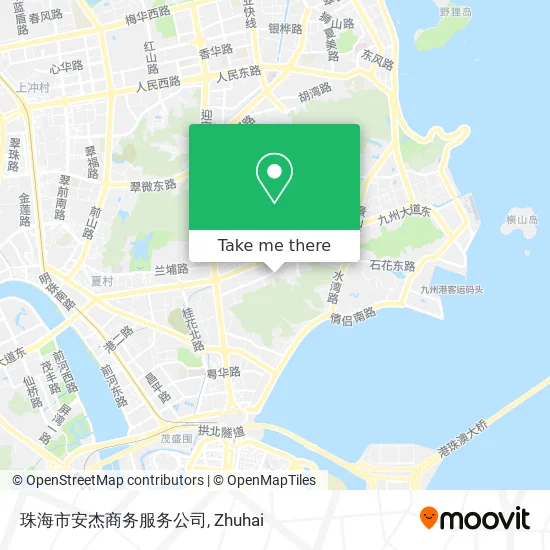 珠海市安杰商务服务公司 map