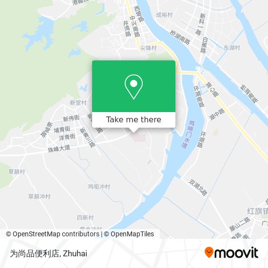 为尚品便利店 map
