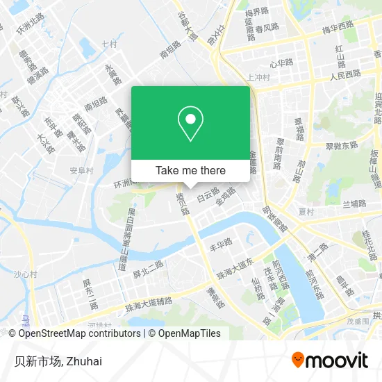贝新市场 map