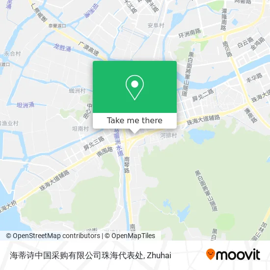 海蒂诗中国采购有限公司珠海代表处 map