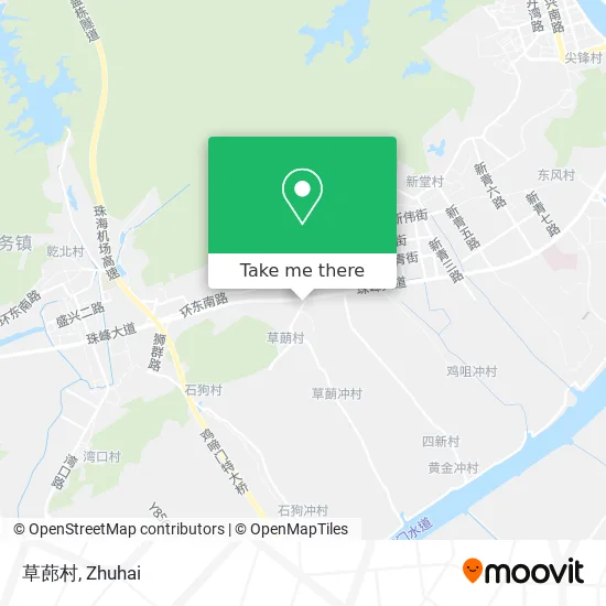 草蓢村 map