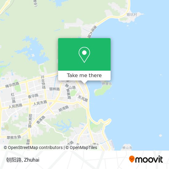 朝阳路 map