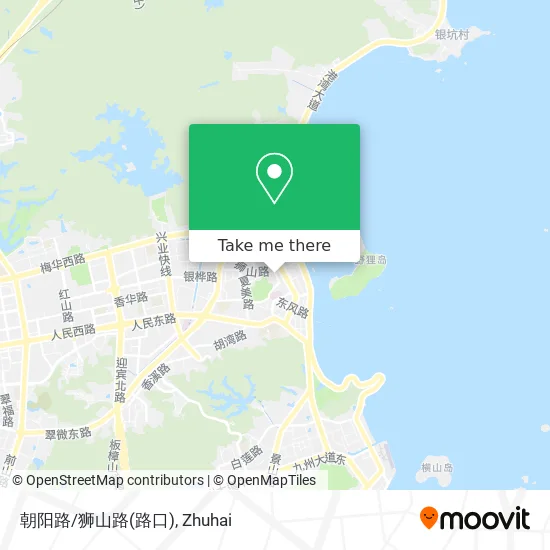 朝阳路/狮山路(路口) map