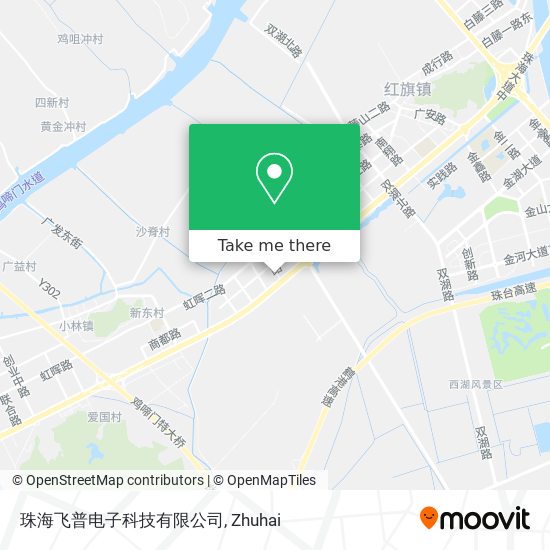 珠海飞普电子科技有限公司 map