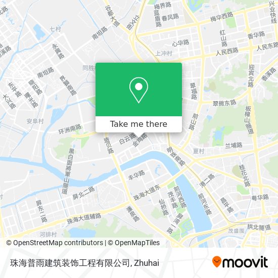珠海普雨建筑装饰工程有限公司 map