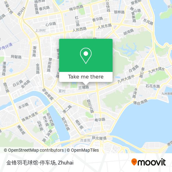 金锋羽毛球馆-停车场 map