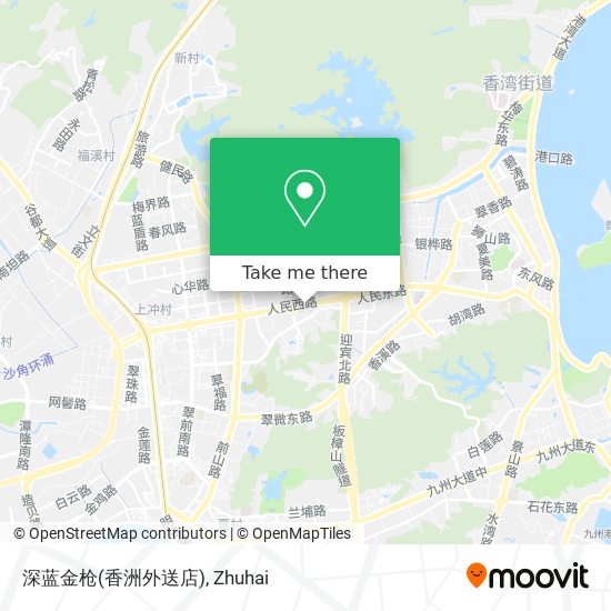 深蓝金枪(香洲外送店) map