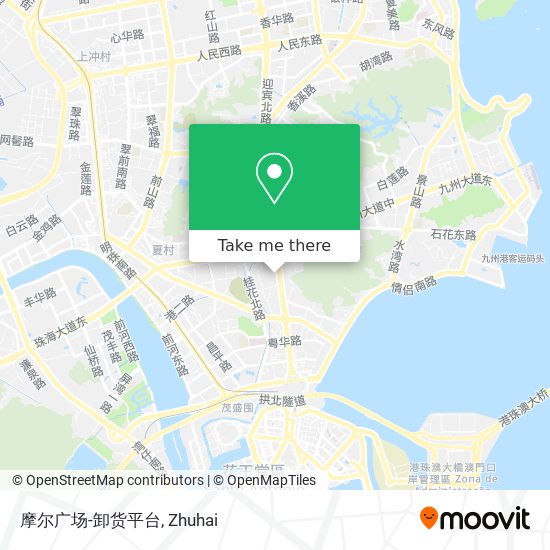 摩尔广场-卸货平台 map