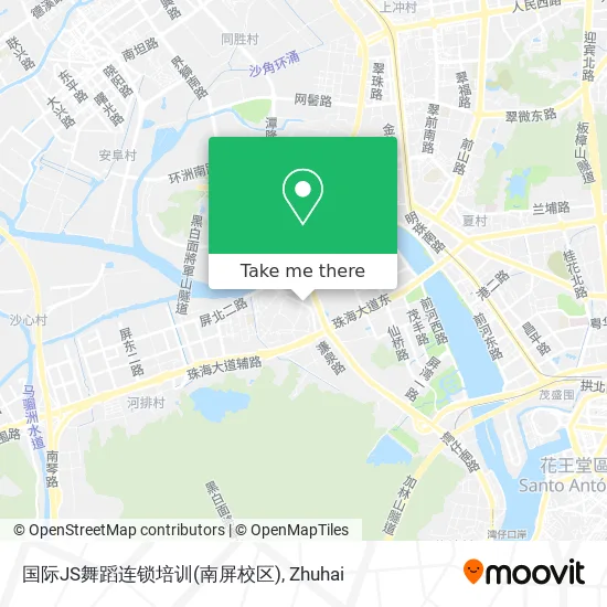 国际JS舞蹈连锁培训(南屏校区) map