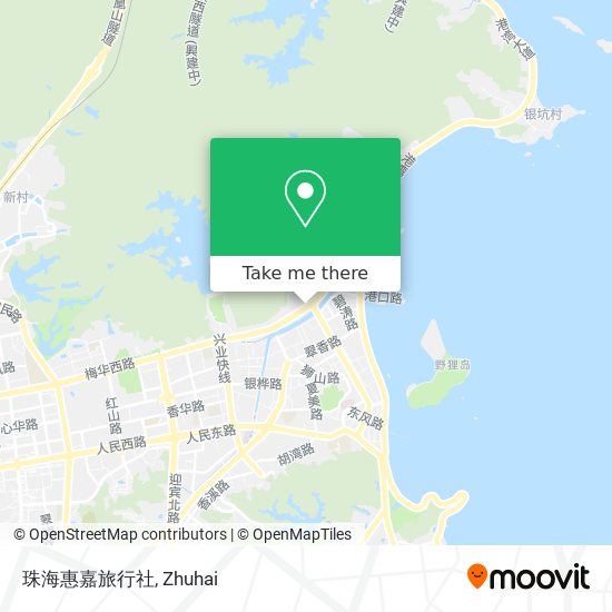 珠海惠嘉旅行社 map