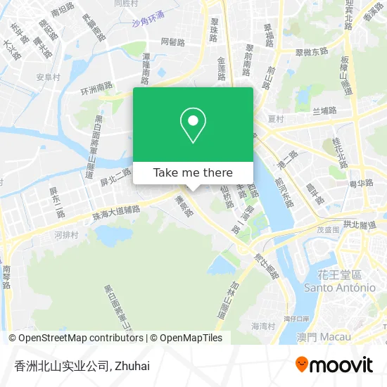 香洲北山实业公司 map