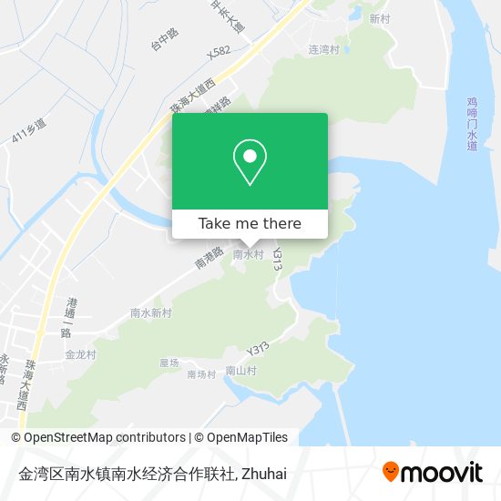 金湾区南水镇南水经济合作联社 map