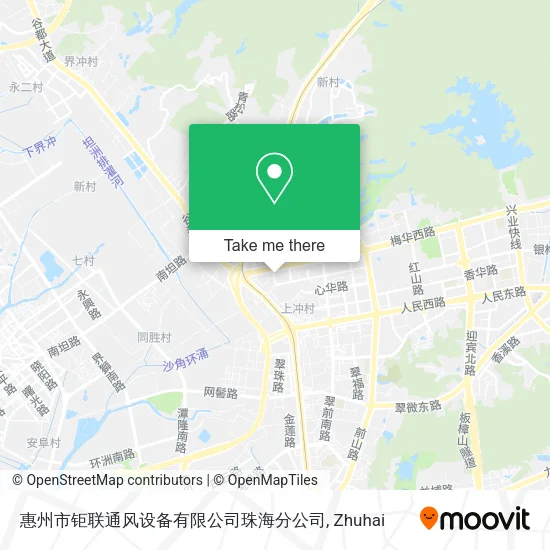 惠州市钜联通风设备有限公司珠海分公司 map