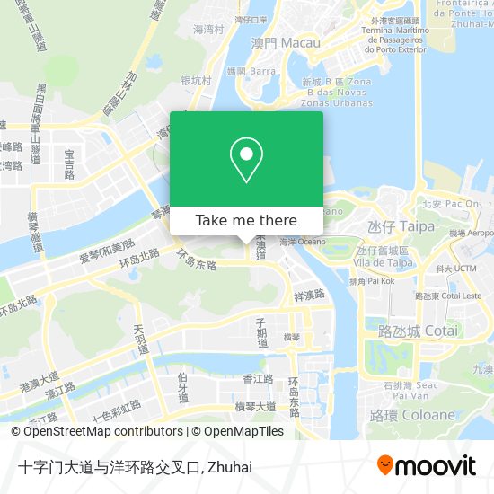 十字门大道与洋环路交叉口 map