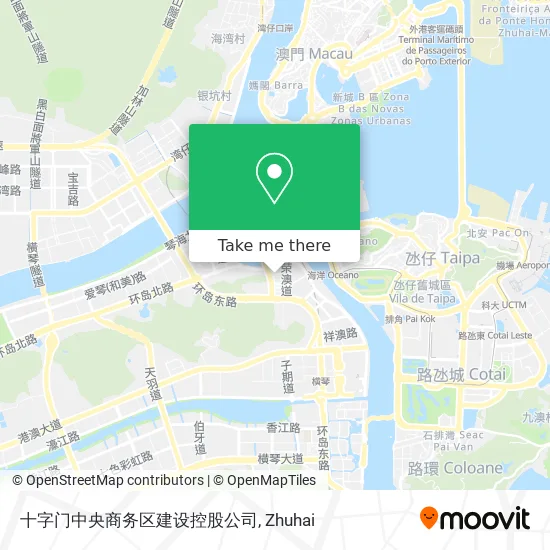 十字门中央商务区建设控股公司 map