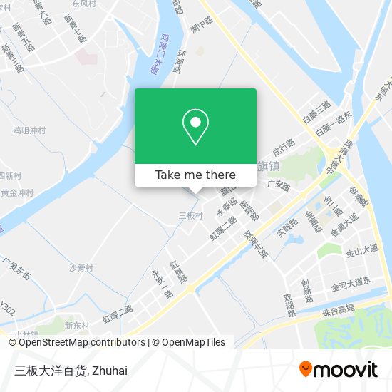 三板大洋百货 map