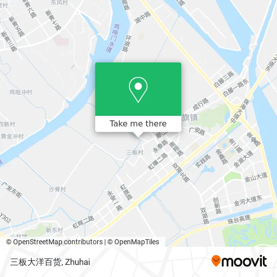 三板大洋百货 map